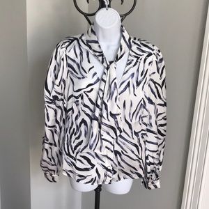 Kendall + Kylie tie blouse